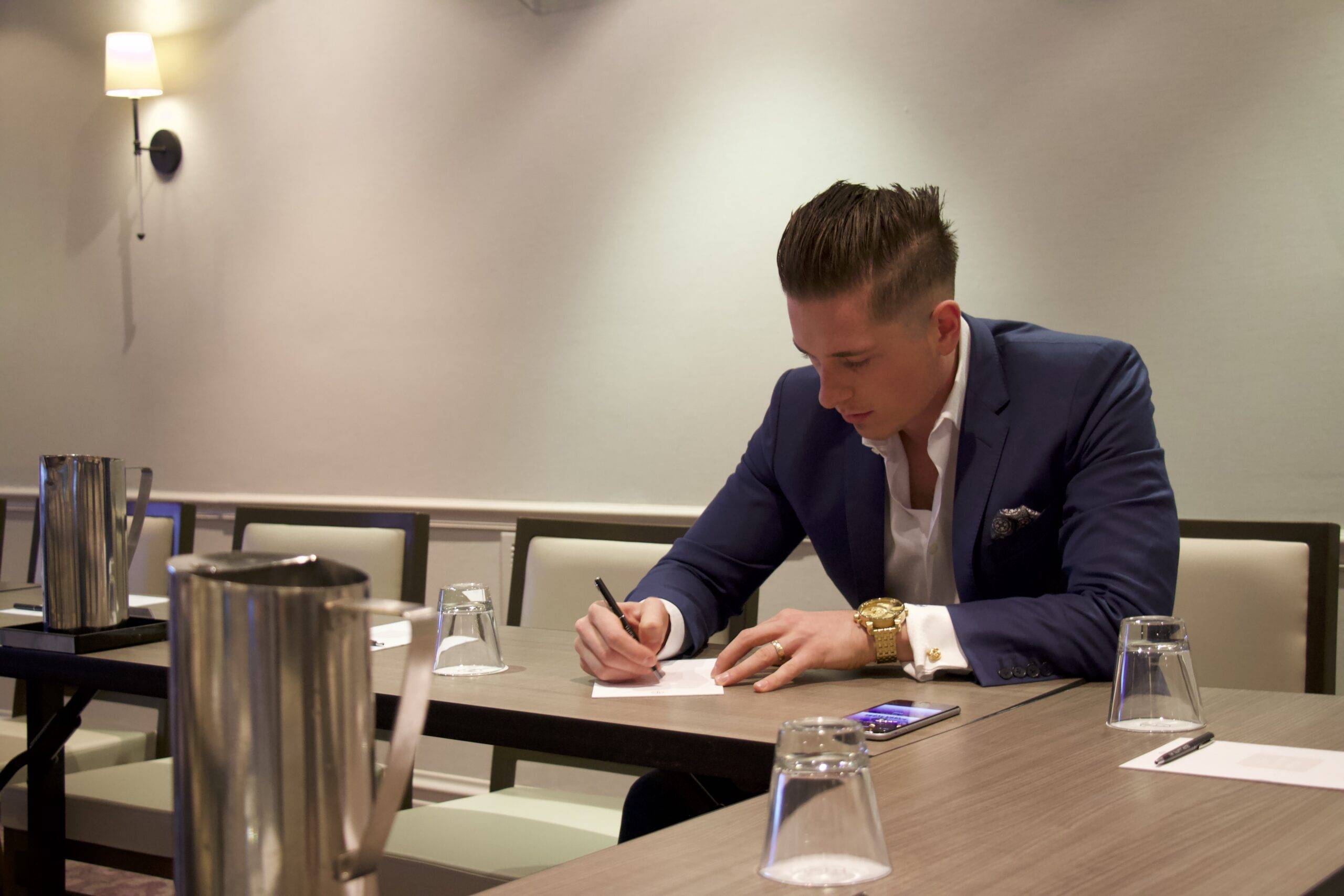 Copy of Hayden in Chicago writing